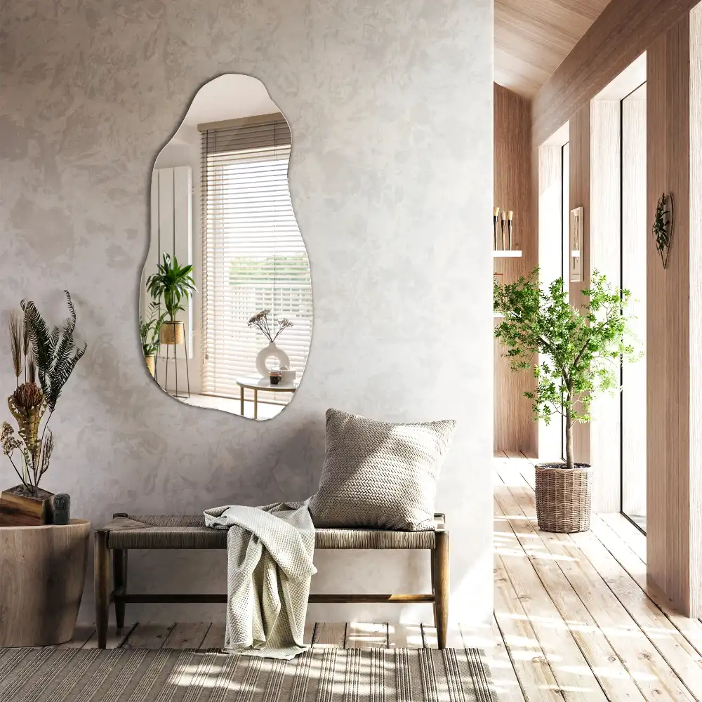 Organischer spiegel hängender Fleck