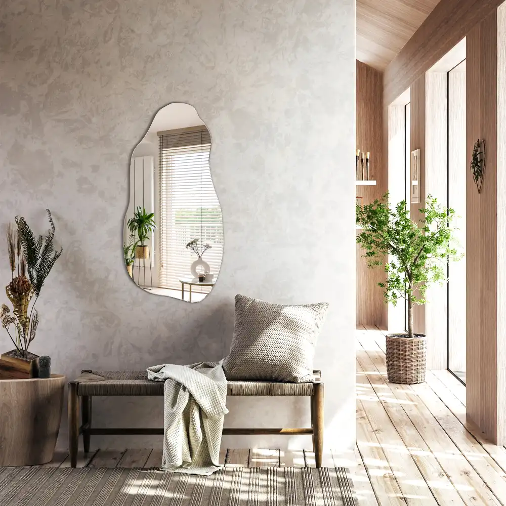 Organischer spiegel hängender Fleck