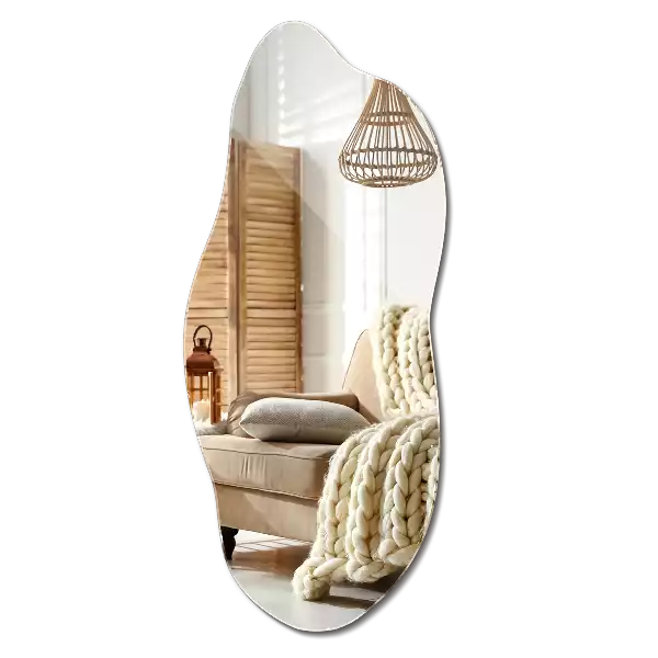 Organisch geformter Spiegel auffällige Ergänzung