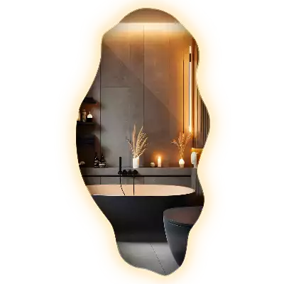 Asymmetrischer spiegel LED-beleuchteter Spot