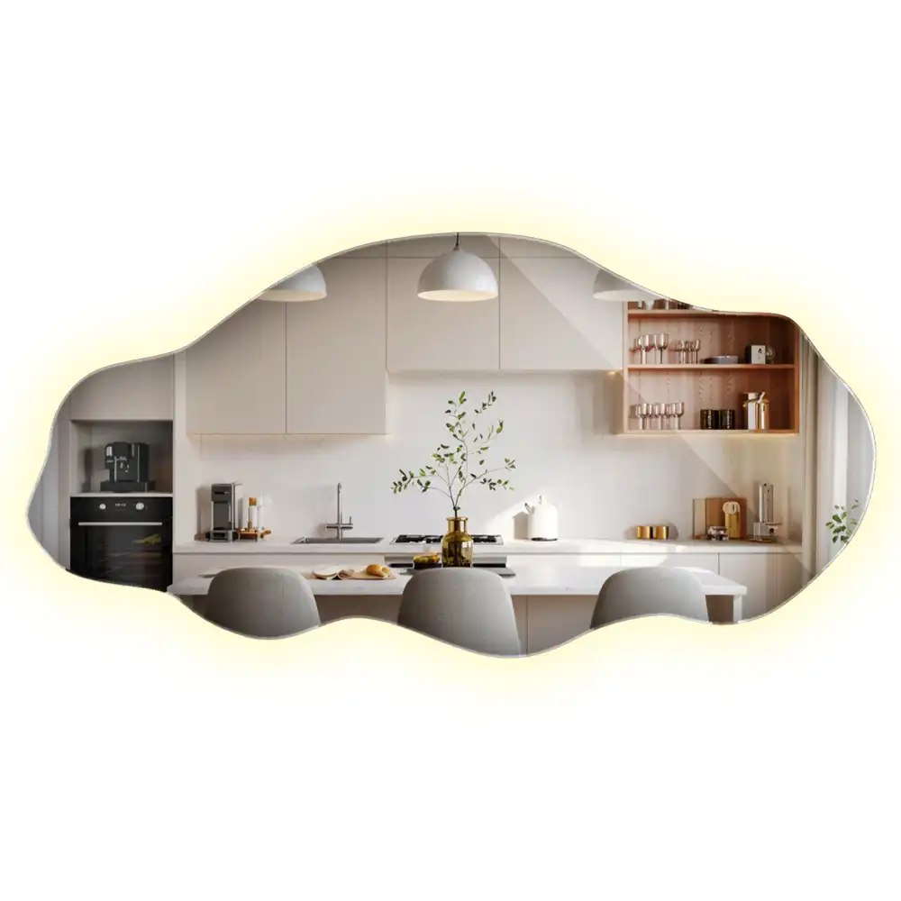 Asymmetrischer spiegel LED-beleuchteter Spot