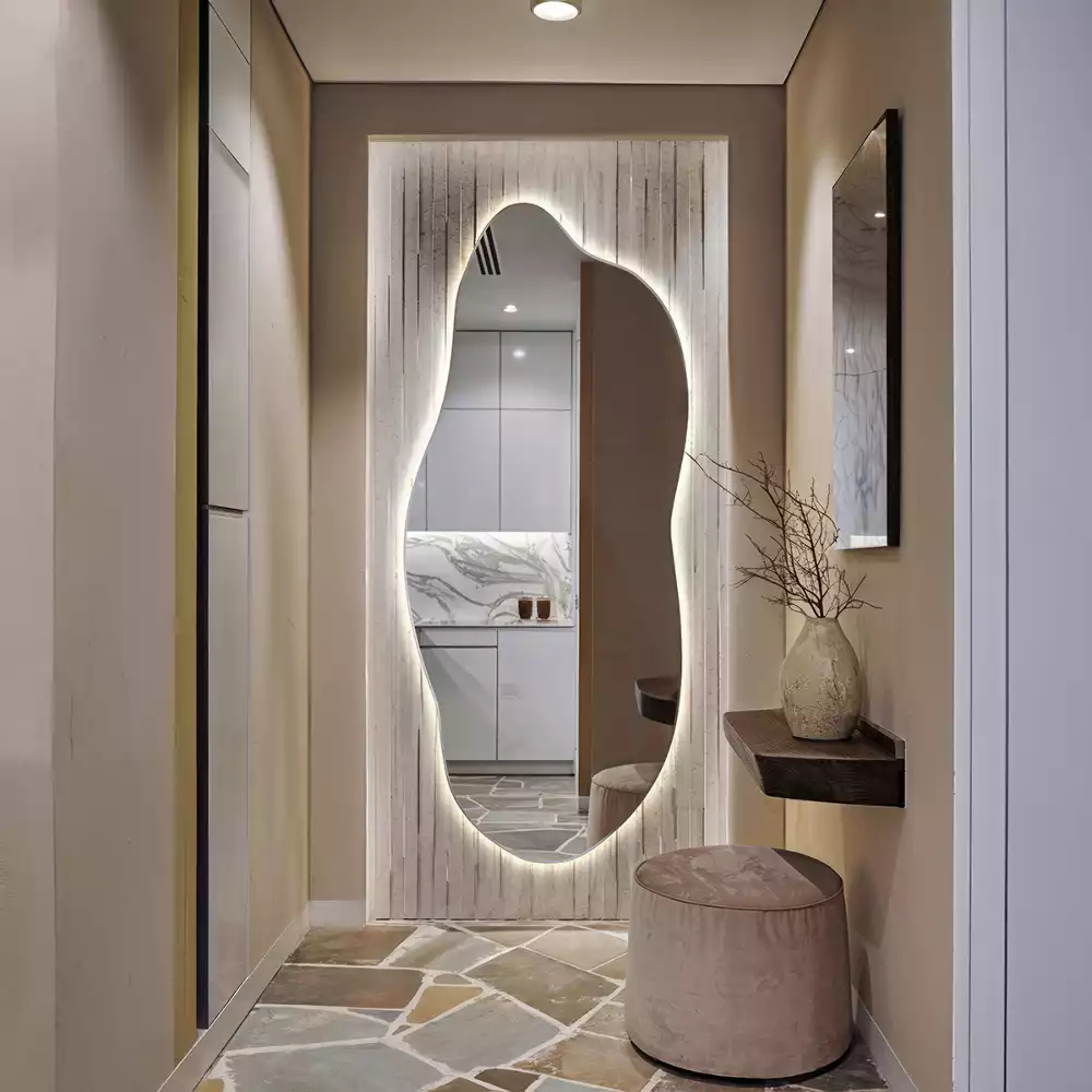 Ausgefallene spiegel mit led dekorativ