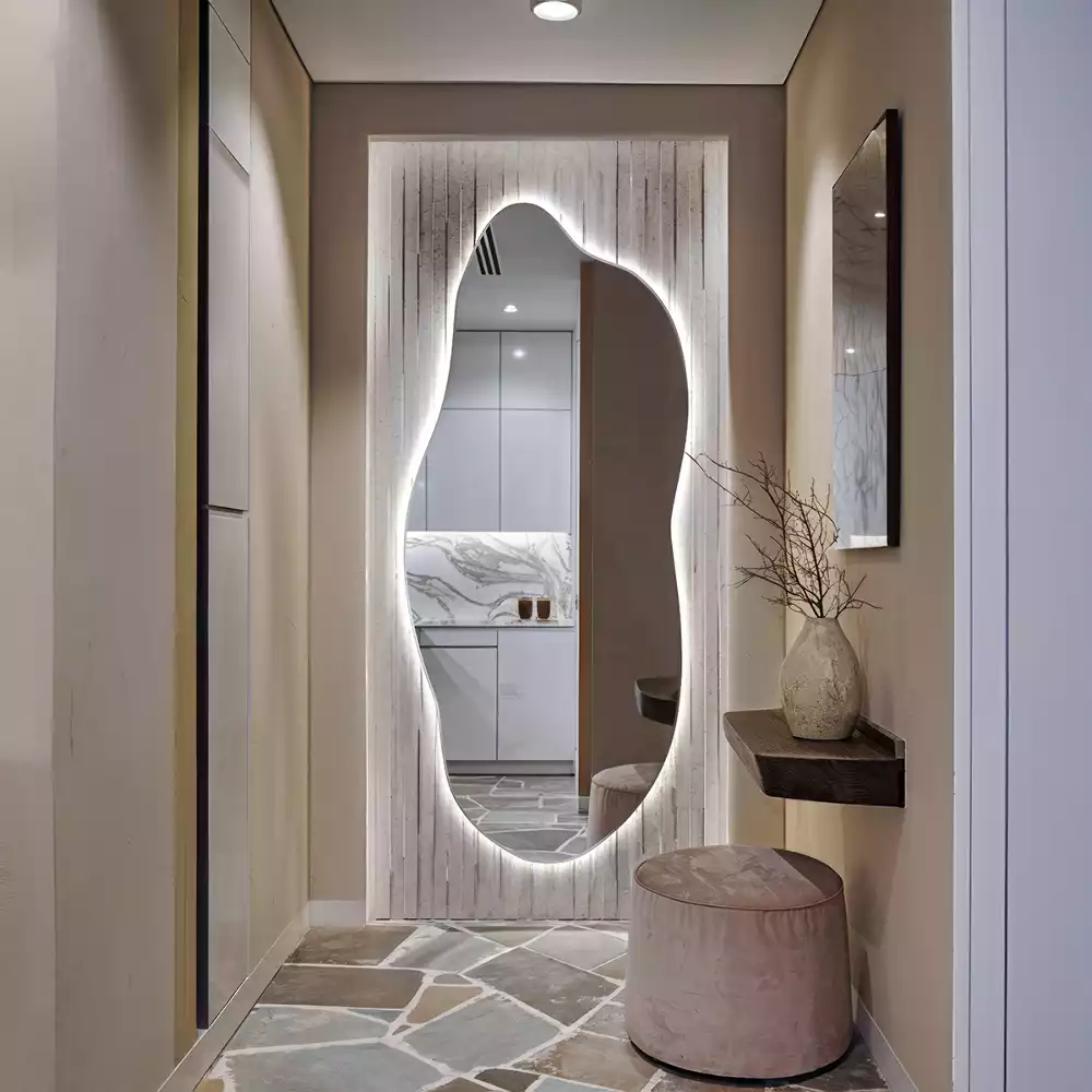 Ausgefallene spiegel mit led dekorativ