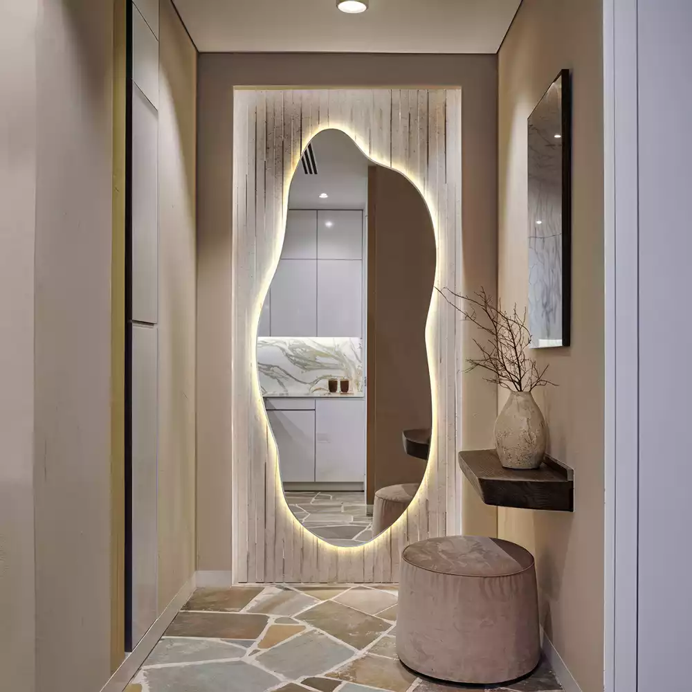 Ausgefallene spiegel mit led dekorativ