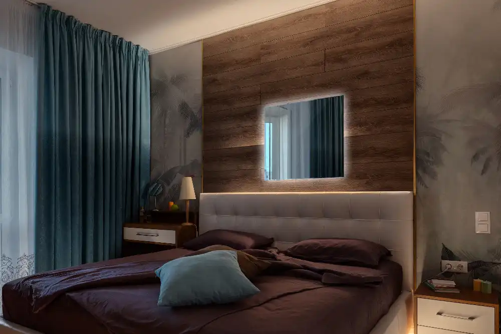 Spiegel quadratisch moderne LED