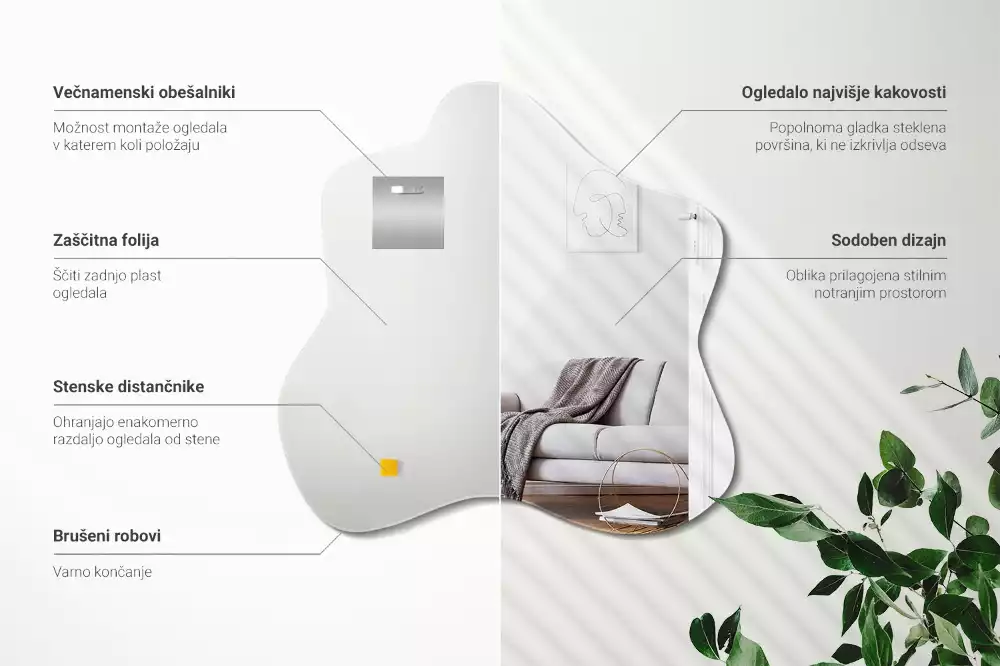 Klecksform Spiegel fleck