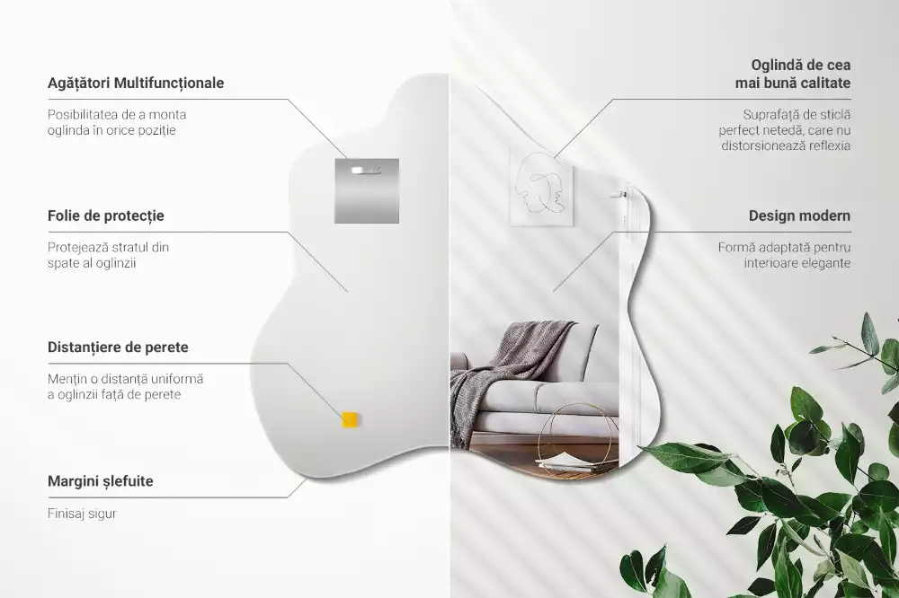 Klecksform Spiegel fleck