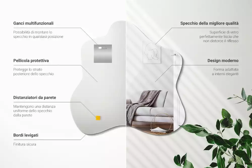 Klecksform Spiegel fleck