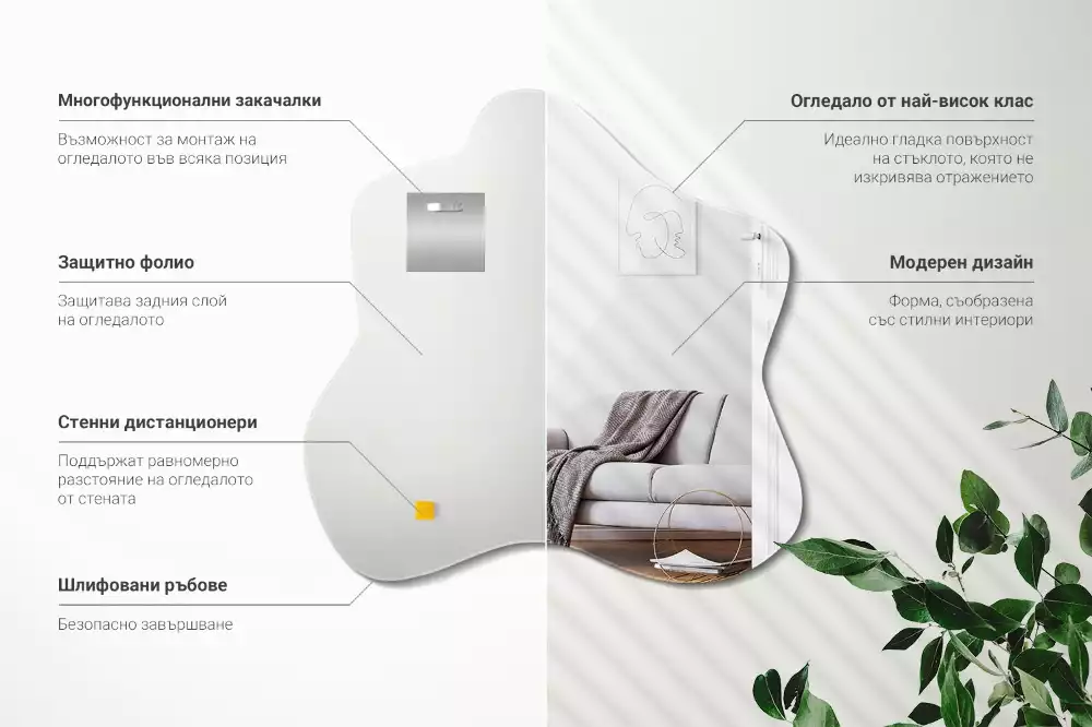 Klecksform Spiegel fleck