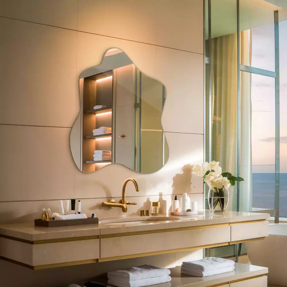 Klecksform Spiegel fleck