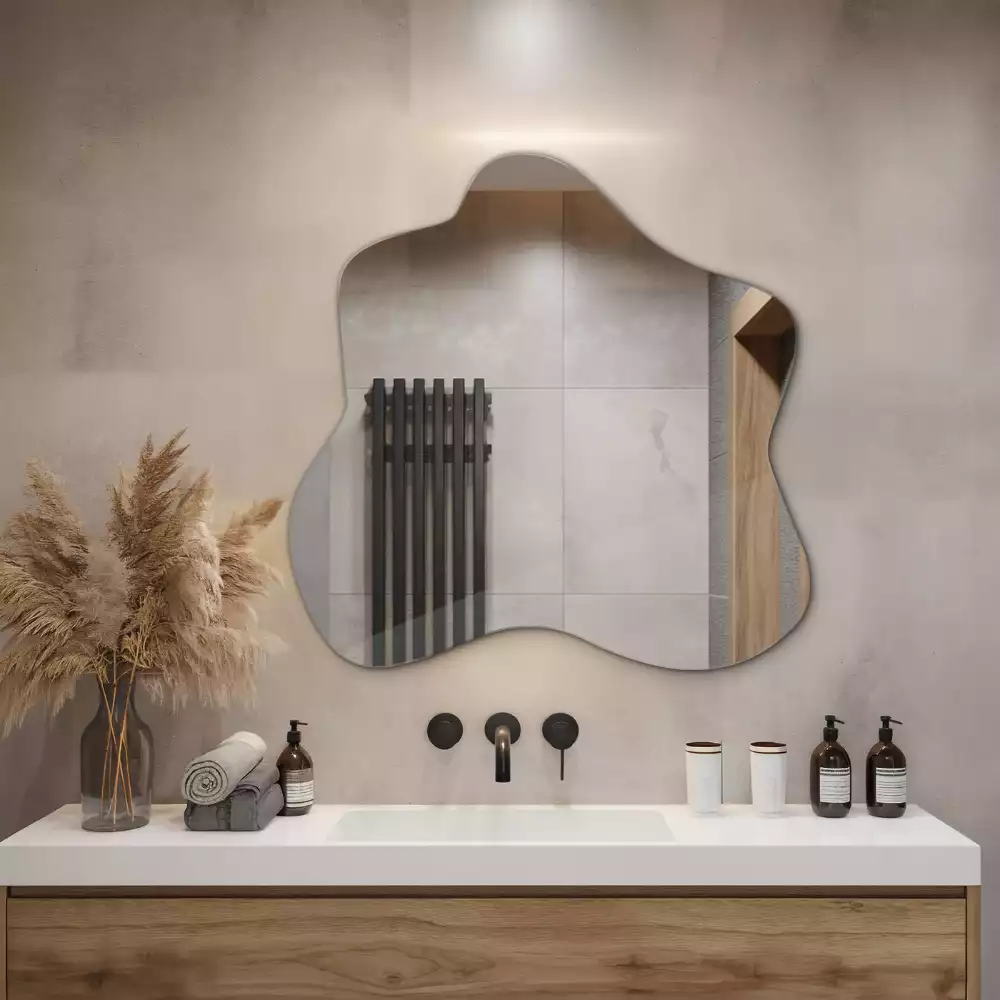 Klecksform Spiegel fleck