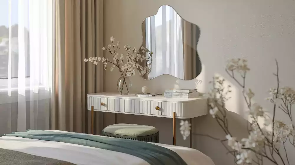 Klecksform Spiegel fleck