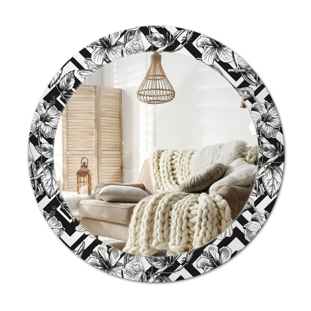 Spiegel rund Kolibris