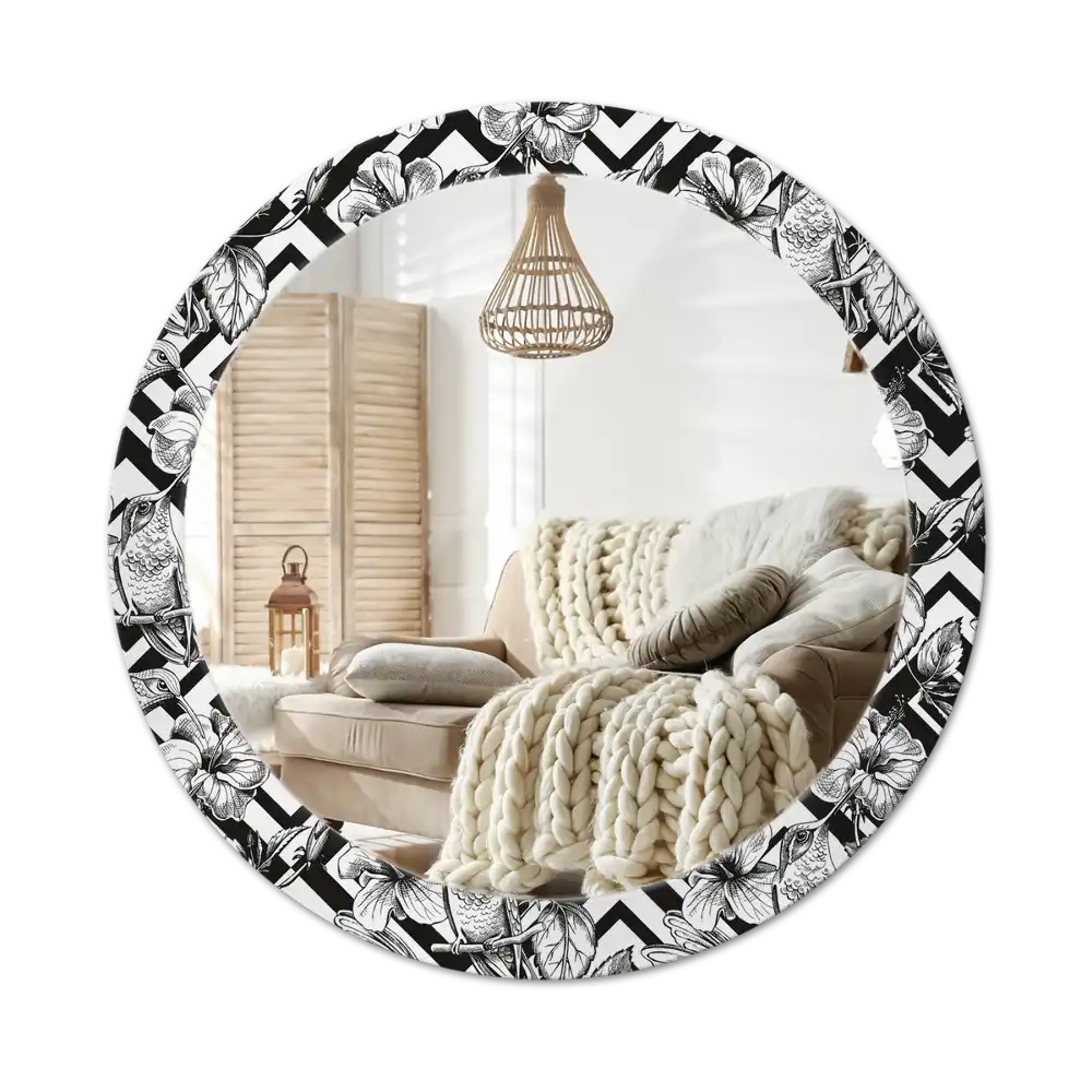 Spiegel rund Kolibris