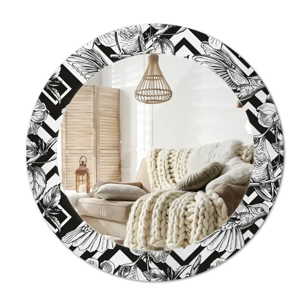 Spiegel rund Kolibris