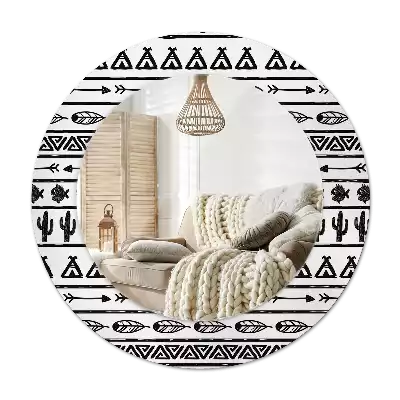 Spiegel rund Boho Minimalistisch