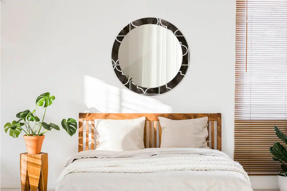 Runden spiegel Antikes Muster