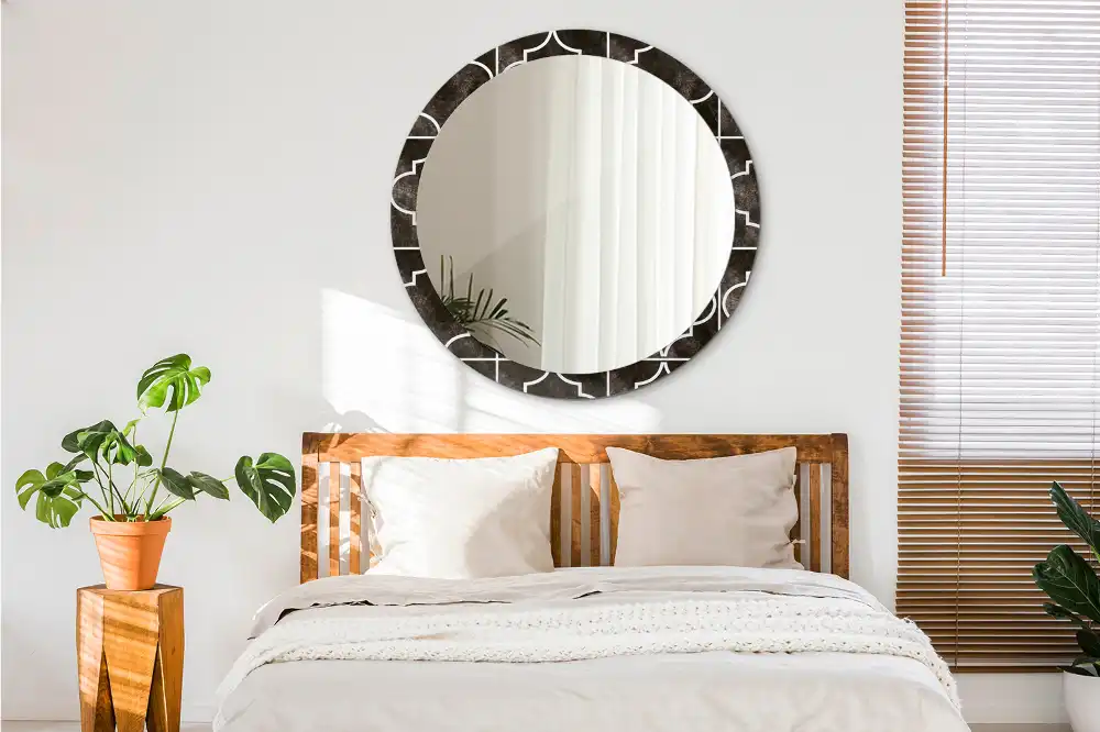 Runden spiegel Antikes Muster