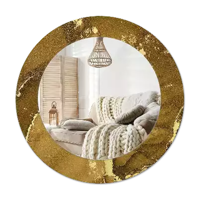 Runden spiegel Metallic-Kreise