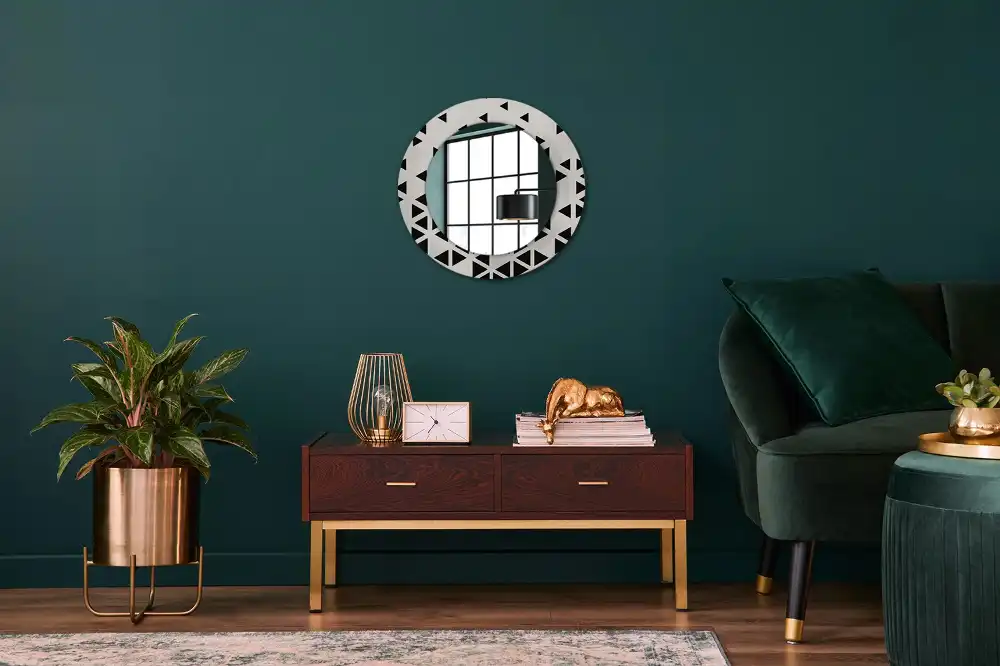 Spiegel rund Geometrische Abstraktion