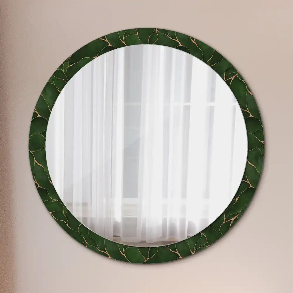 Runden spiegel Abstraktes Blatt