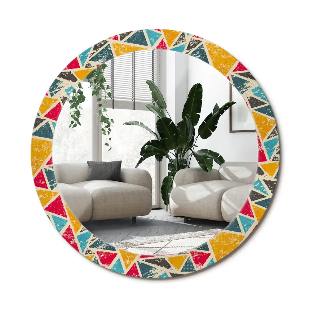 Runden spiegel Retro-Komposition