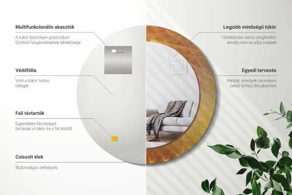 Spiegel rund Spirale-Abstraktion