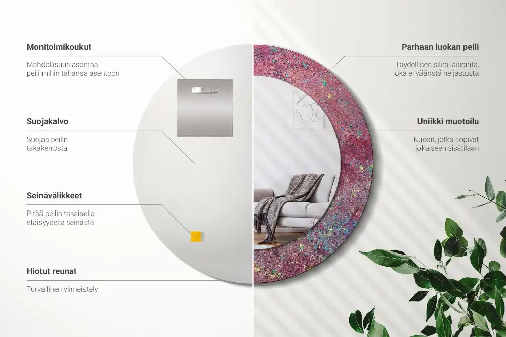 Spiegel rund Farbenfestival