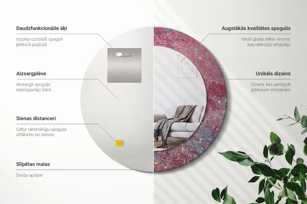 Spiegel rund Farbenfestival