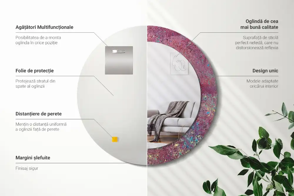 Spiegel rund Farbenfestival