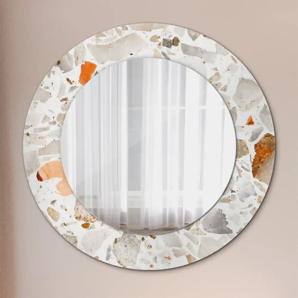 Runden spiegel Terrazzo-Stil