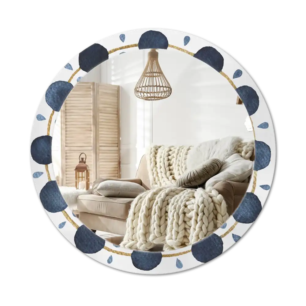 Runden spiegel Mondmandala