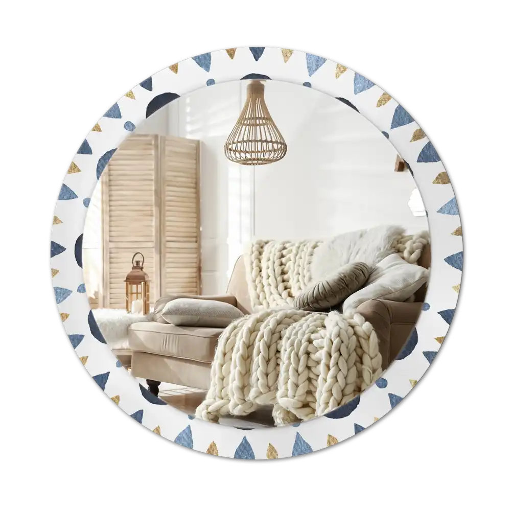 Runden spiegel Mondmandala