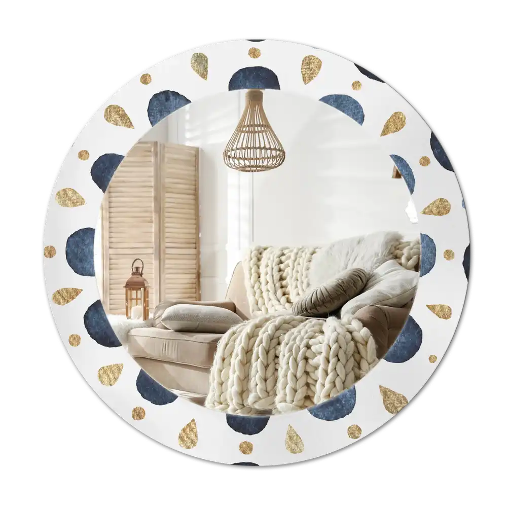 Runden spiegel Mondmandala