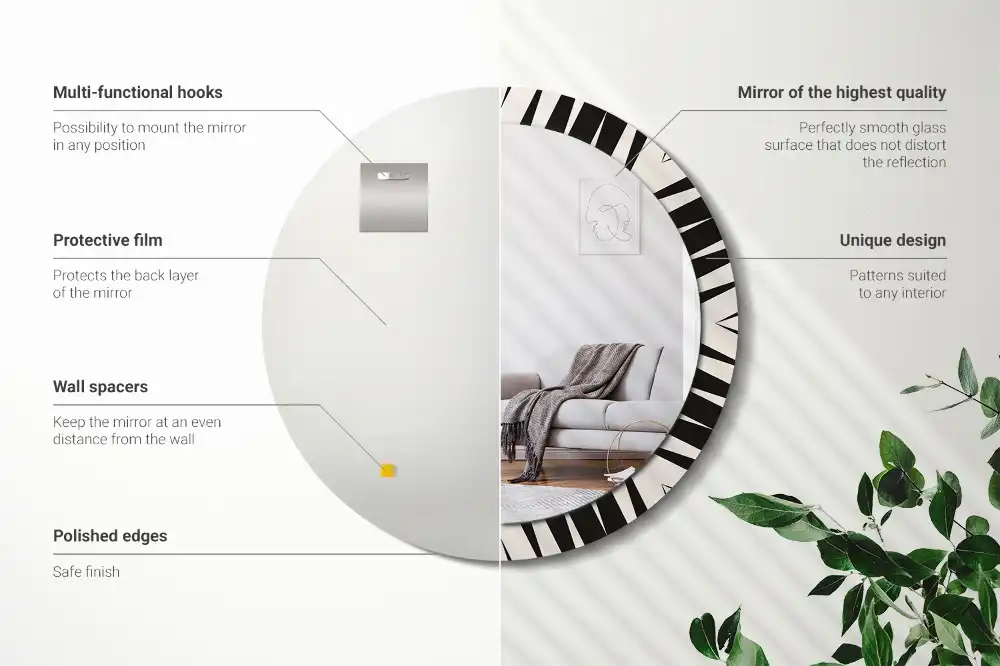 Spiegel rund Abstrakte Geometrie