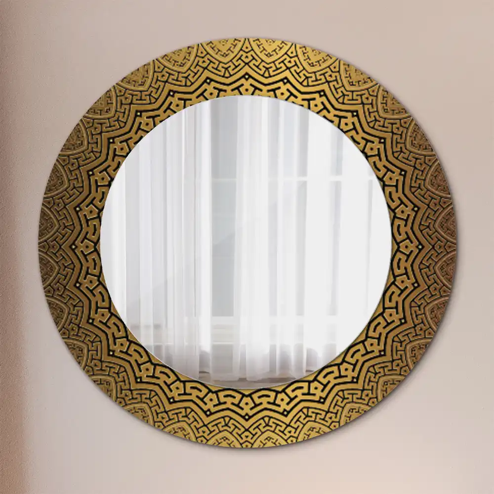 Runden spiegel Griechisches Ornament