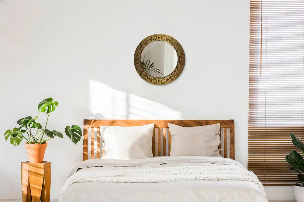 Runden spiegel Griechisches Ornament