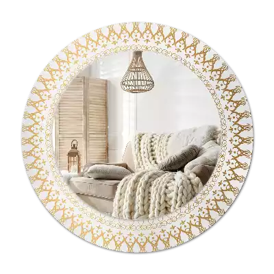 Runden spiegel Indianisches Mandala