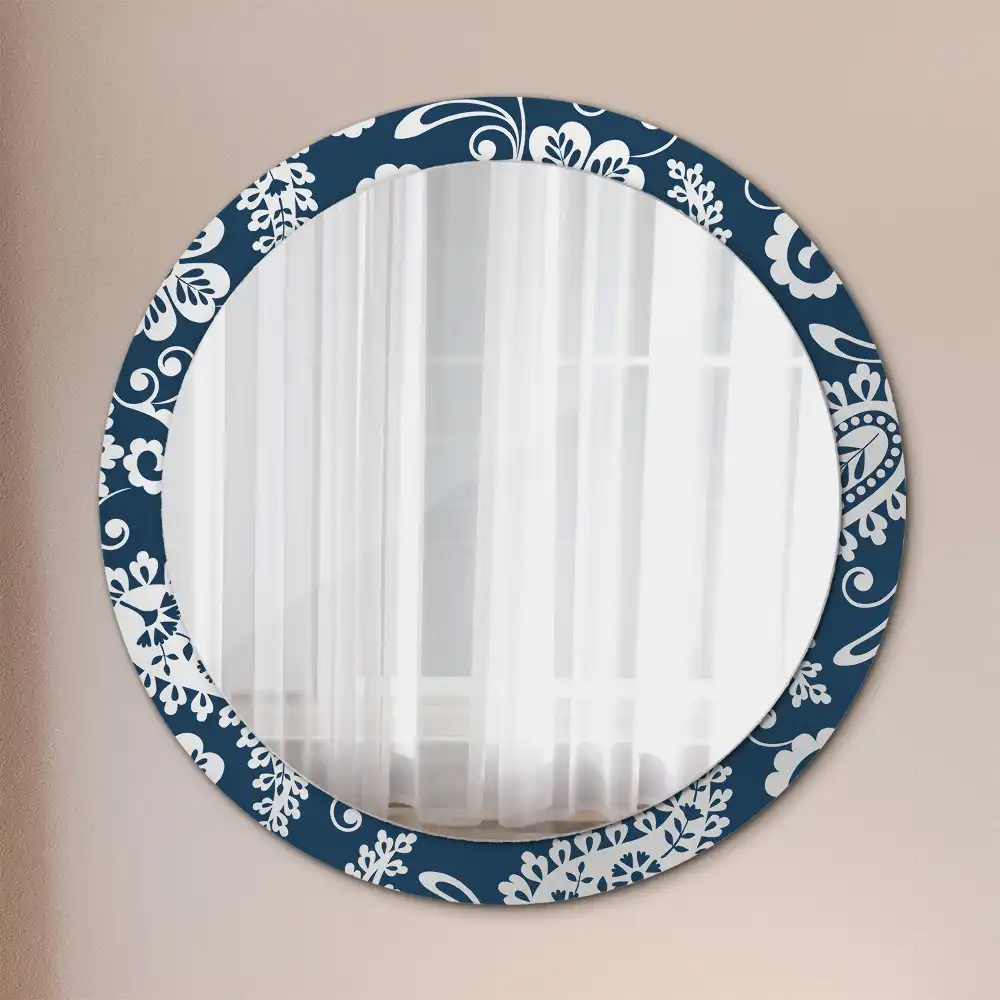 Runden spiegel Paisley-Komposition