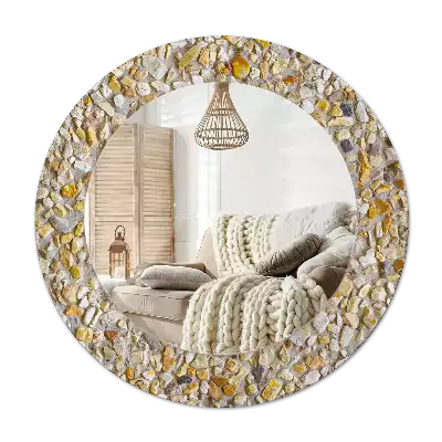 Runden spiegel Terrazzo-Muster