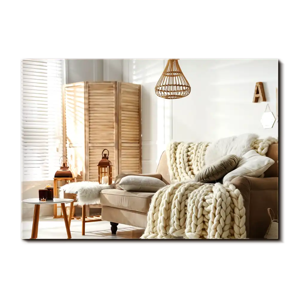 Spiegel rechteckig rahmenlos modern