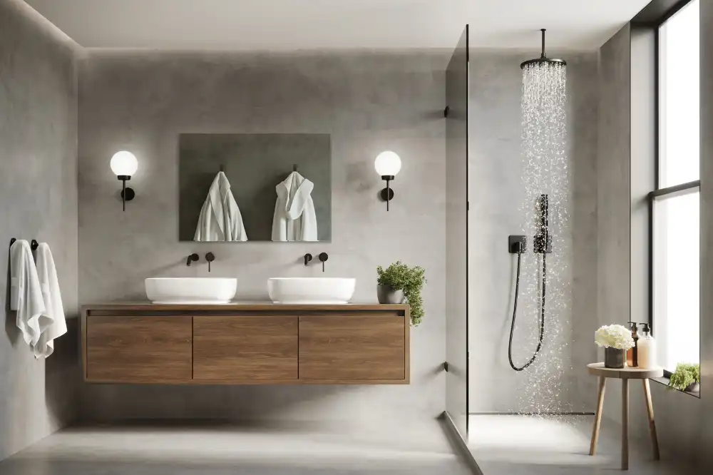 Spiegel rechteckig rahmenlos modern