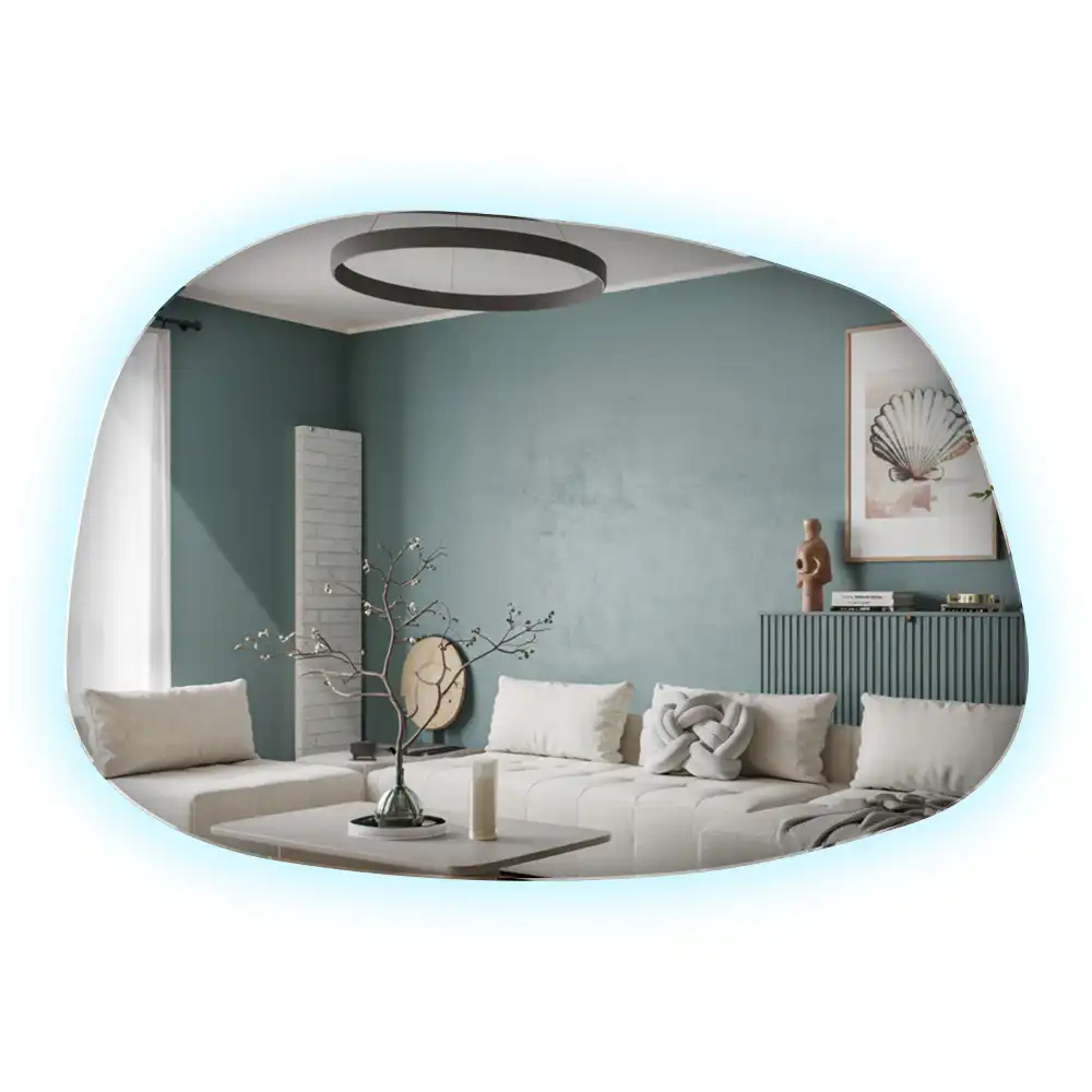 Led spiegel organisch ohne Rahmen