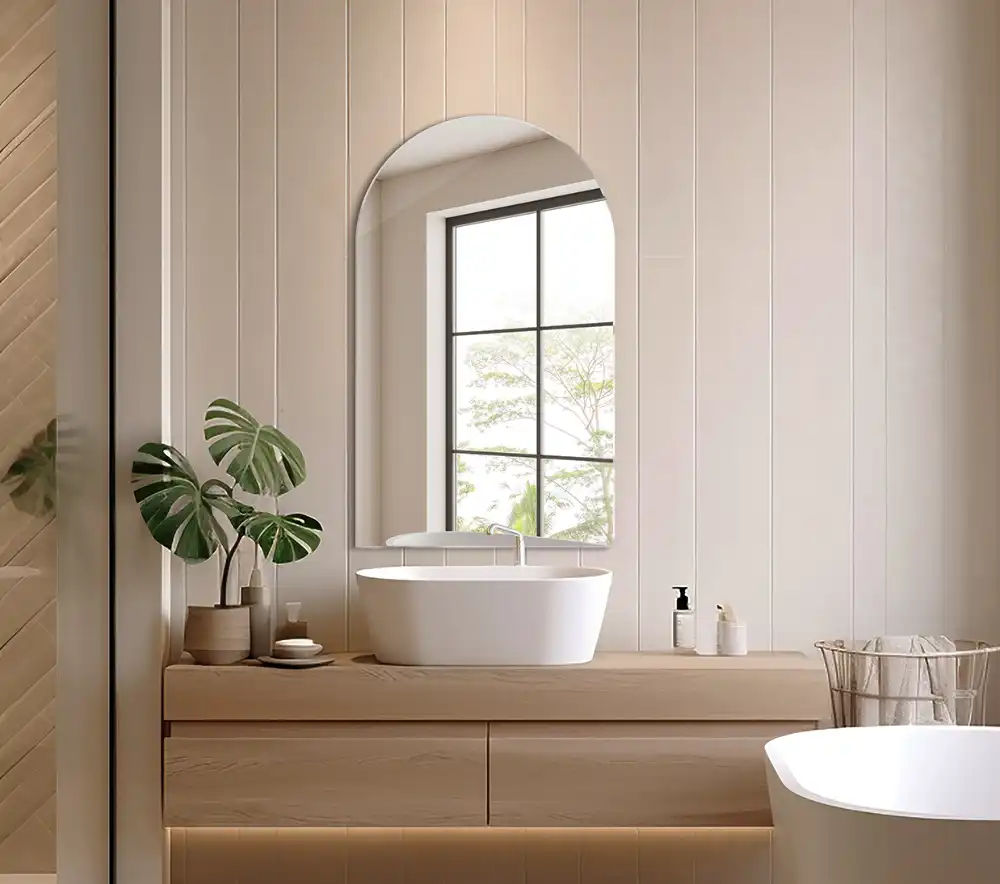 Bogen spiegel hängend dekorativ