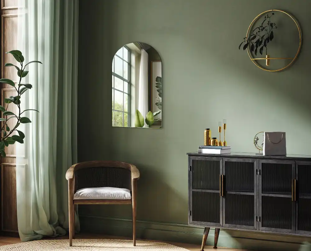 Bogen spiegel hängend dekorativ