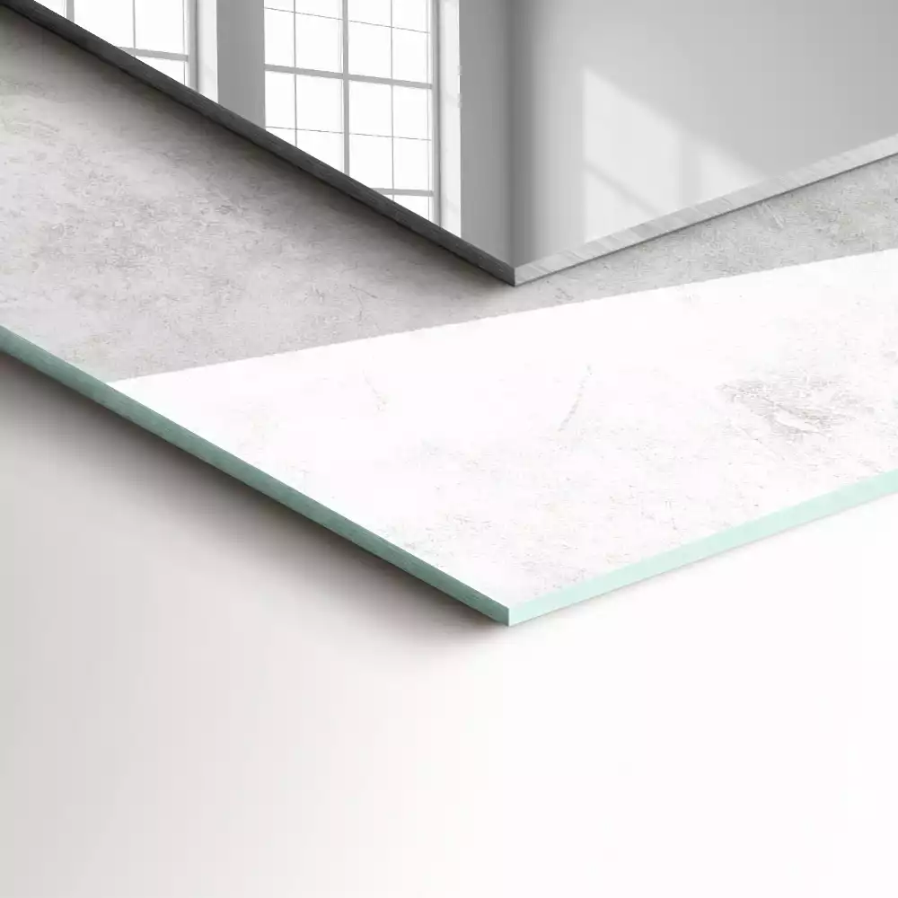 Rechteckiger spiegel Graues Texturmuster