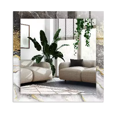 Rechteckiger spiegel Marmoradern Abstraktion