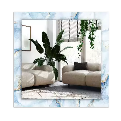 Spiegel mit rechteckigem aufdruck Abstraktes Marmormuster