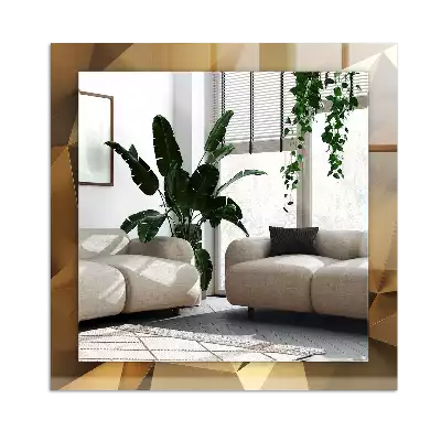 Rechteckiger dekorativer spiegel Geometrische Formen