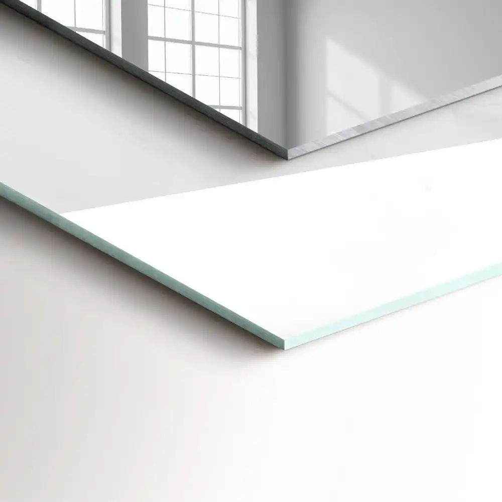 Spiegel mit rechteckigem aufdruck Weißes Marmormuster